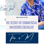 The secret of commercial investors checklist