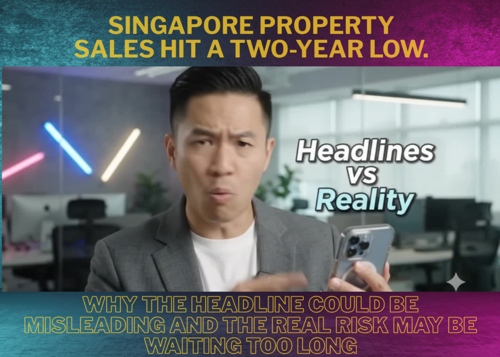 Singapore Property Sales Hit a Two-Year Low. Why the Headline Could Be Misleading and the Real Risk May Be Waiting Too Long
